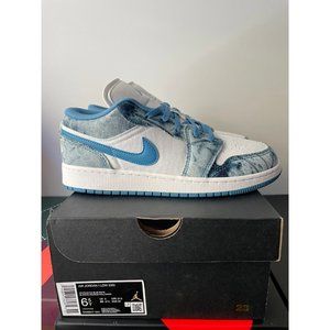 Nike Air Jordan 1 Low GS - Washed Denim